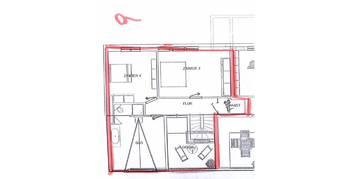 Maisonettenwohnung Kiel Blücherplatz - 4 Zimmer, 157 m&sup2;, 1.900&euro; | Angebot:26152244