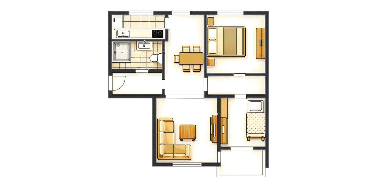 Etagenwohnung Melsdorf - 3.5 Zimmer, 79 m&sup2;, 156.000&euro; | Angebot:26057236